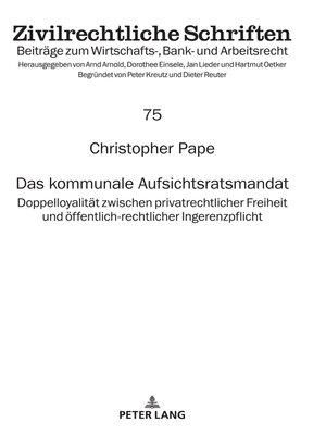 cover image of Das kommunale Aufsichtsratsmandat